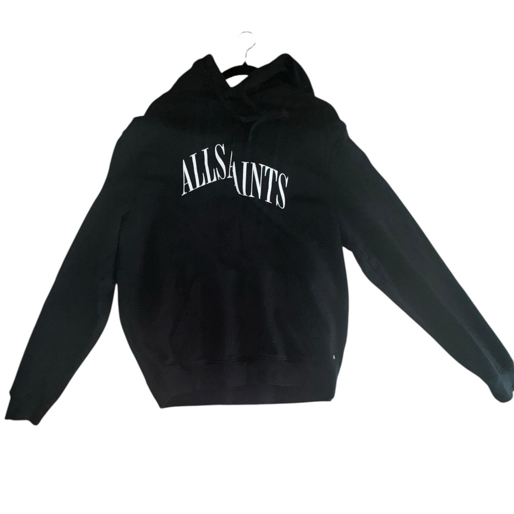 Men’s AllSaints Black Dropout OTH Hoodie Size Small